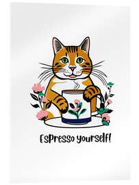 Acrylic print Espresso yourself! - Taika Tori