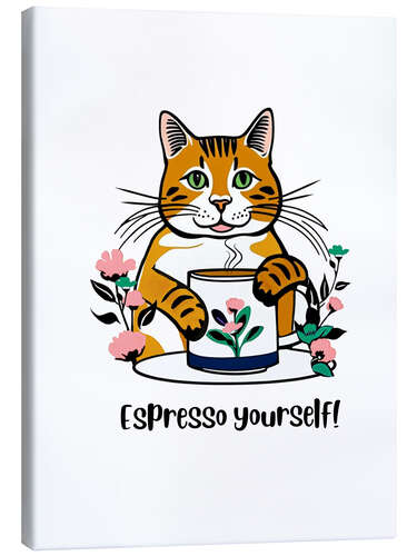 Stampa su tela Espresso yourself!