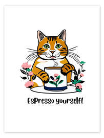 Wall print Espresso yourself! - Taika Tori