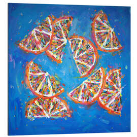 Aluminium print Orange Slices - Dawn Underwood