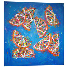 Foam board print Orange Slices