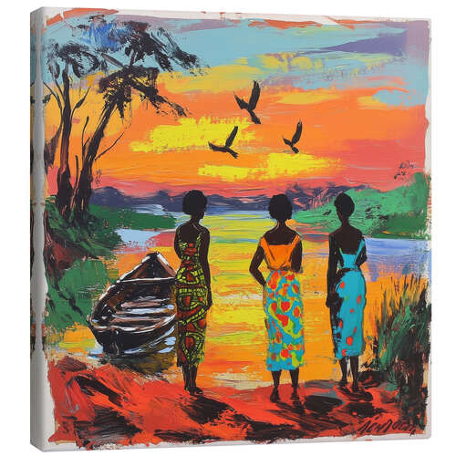 Tableau sur toile African Sunset