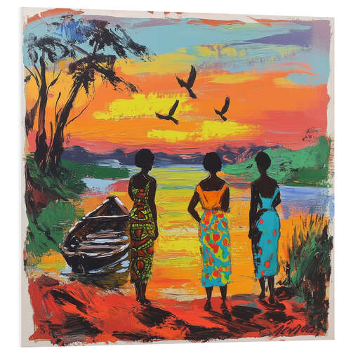 Bilde på skumplate African Sunset