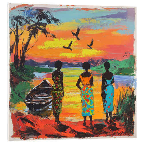 Cuadro de plexi-alu African Sunset