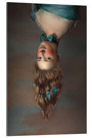 Gallery Print Upside Down Girl