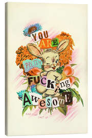 Leinwandbild You Are Awesome - Jonas Loose