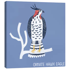 Tableau sur toile Ornate Hawk Eagle - Nic Squirrell