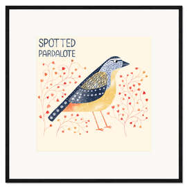 Gerahmter Kunstdruck Spotted Pardalote