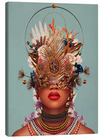 Canvas print Blossom in a golden asymmetry - Frank Moth