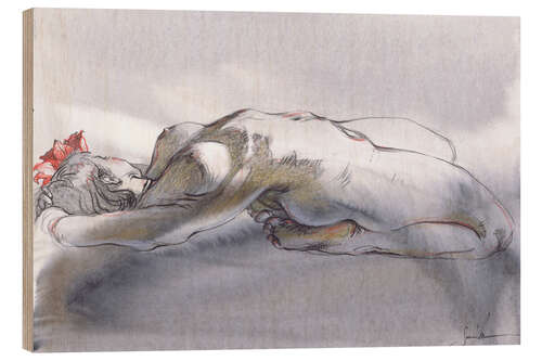 Tableau en bois Fire Within