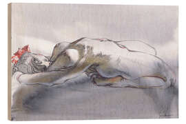 Tableau en bois Fire Within - Samira Yanushkova