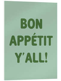 Obraz na szkle akrylowym Bon Appétit, Y'all! - apricot and birch