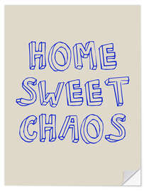 Wandsticker Home Sweet Chaos