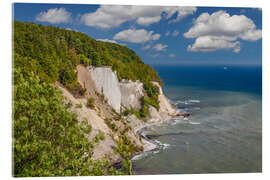 Tableau en verre acrylique Chalk cliffs in Jasmund National Park in summer - Markus Lange