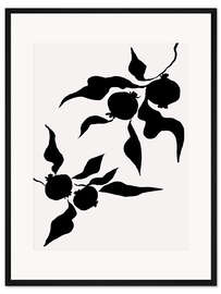 Gerahmter Kunstdruck Black And White No 25 - treechild