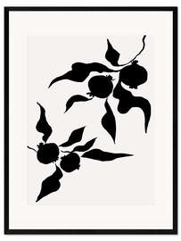 Gerahmter Kunstdruck Black And White No 25