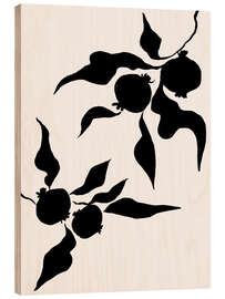 Wood print Black And White No 25