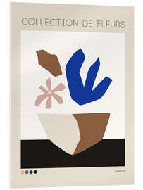 Tableau en verre acrylique Collection De Fleurs No 3 - treechild