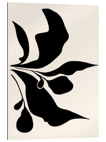 Cuadro de plexi-alu Black Leafs No 2
