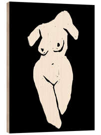 Holzbild Female Corpus - treechild