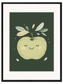 Framed art print Apple