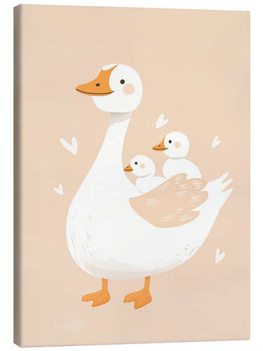 Lienzo Goose Mommy