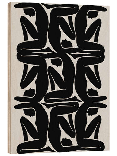 Wood print Delicate Line No 37