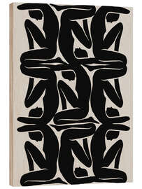 Wood print Delicate Line No 37 - treechild