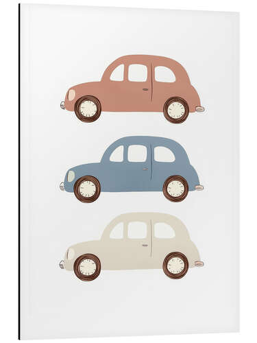 Tableau en aluminium Vintage cars