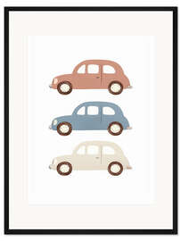 Gerahmter Kunstdruck Oldtimer