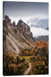 Lienzo Moody Dolomites - Martin Podt