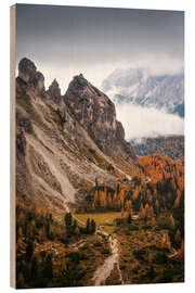 Puutaulu Moody Dolomites - Martin Podt