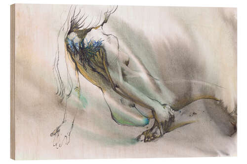 Tableau en bois Body as Art