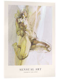 Tableau en verre acrylique Sensual Art - Charm In The Lines - Samira Yanushkova