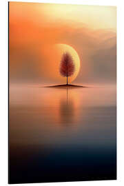 Stampa su alluminio Tree in the Sun