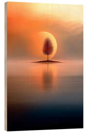 Obraz na drewnie Tree in the Sun - Peter Roder