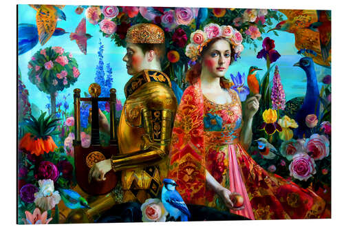 Aluminium print A Two in Paradise