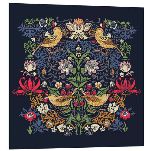 Foam board print The Strawberry Thief
