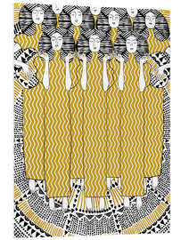 Hartschaumbild Chor der Engel