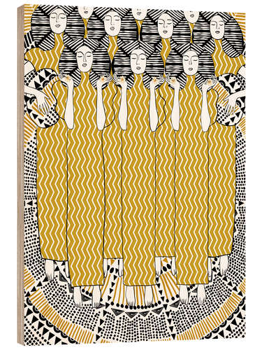 Quadro de madeira Choir of Angels
