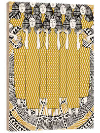Quadro de madeira Choir of Angels - CatsAndDotz