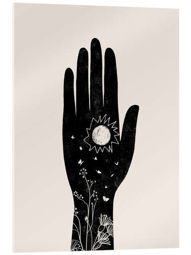 Acrylic print Hamsa Sun