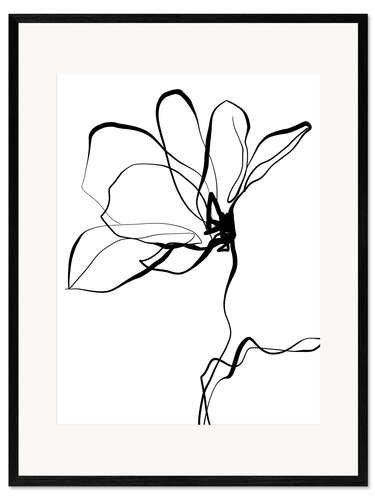 Impression artistique encadrée Delicate Unfolding I