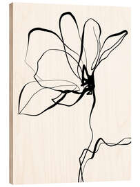 Cuadro de madera Delicate Unfolding I