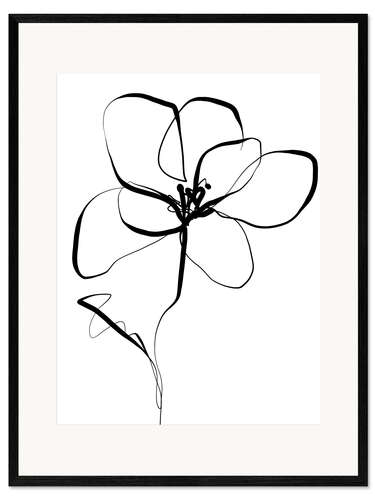 Stampa artistica con cornice Delicate Unfolding II