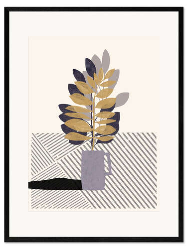 Inramat konsttryck Echoes of Still Life II