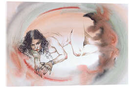 Tableau en verre acrylique Lightness of Touch - Samira Yanushkova