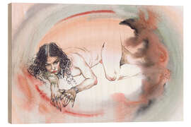 Tableau en bois Lightness of Touch - Samira Yanushkova