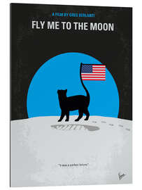 Cuadro de plexi-alu Fly me to the moon