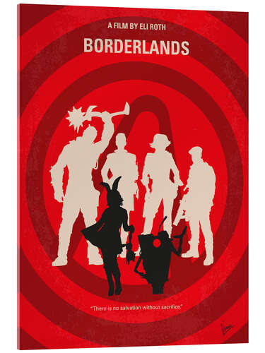 Tableau en verre acrylique Borderlands
